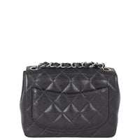 Chanel Classic Flap Mini Square | Black Quilted Caviar