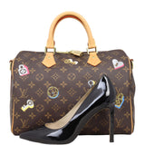 Louis Vuitton Speedy 30 Bandouliere Monogram Love Lock