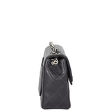 Chanel Classic Flap Mini Square | Black Quilted Caviar