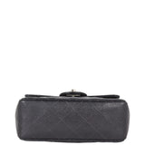 Chanel Classic Flap Mini Square | Black Quilted Caviar