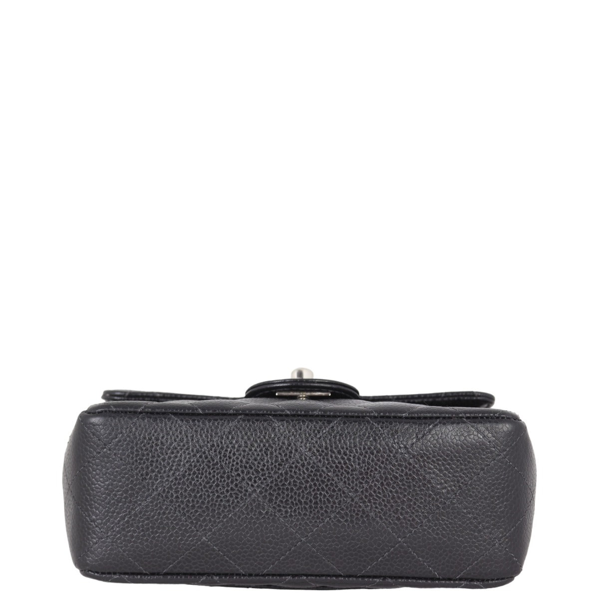 Chanel Classic Flap Mini Square | Black Quilted Caviar