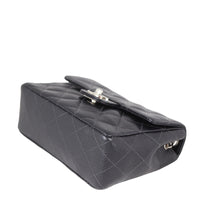 Chanel Classic Flap Mini Square | Black Quilted Caviar