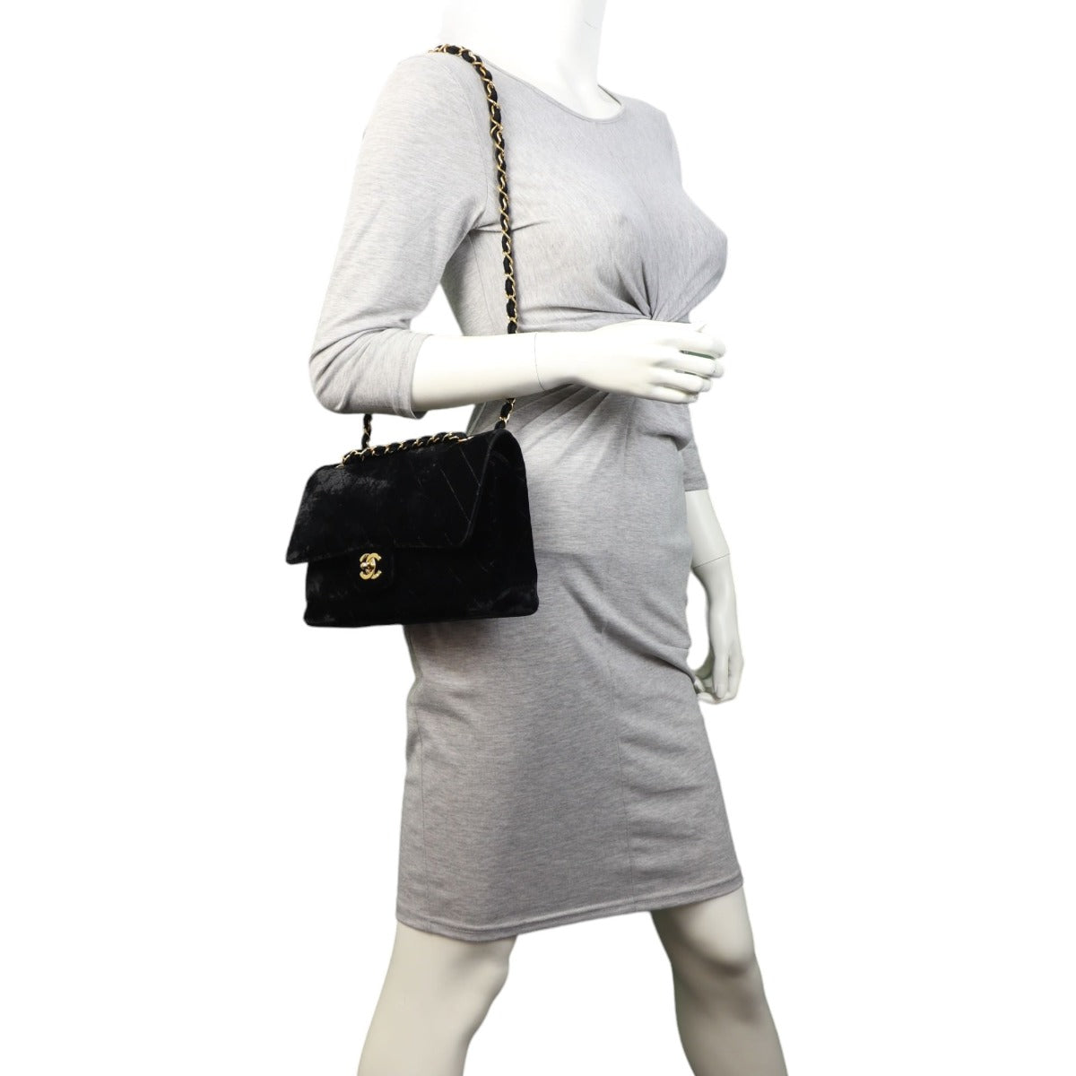 Chanel Classic Double Flap Medium Velvet