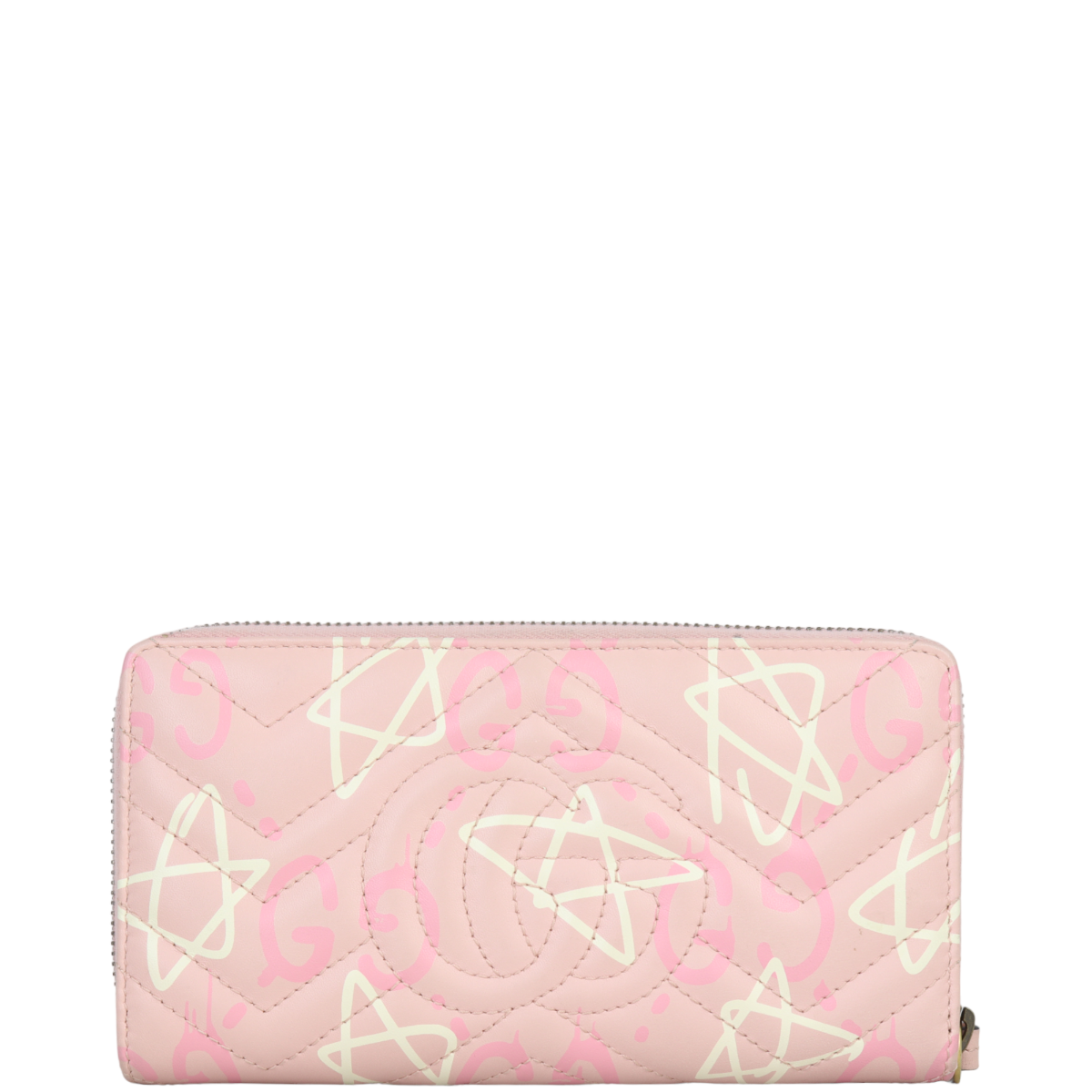 Gucci GG Marmont GucciGhost Zip Around Wallet