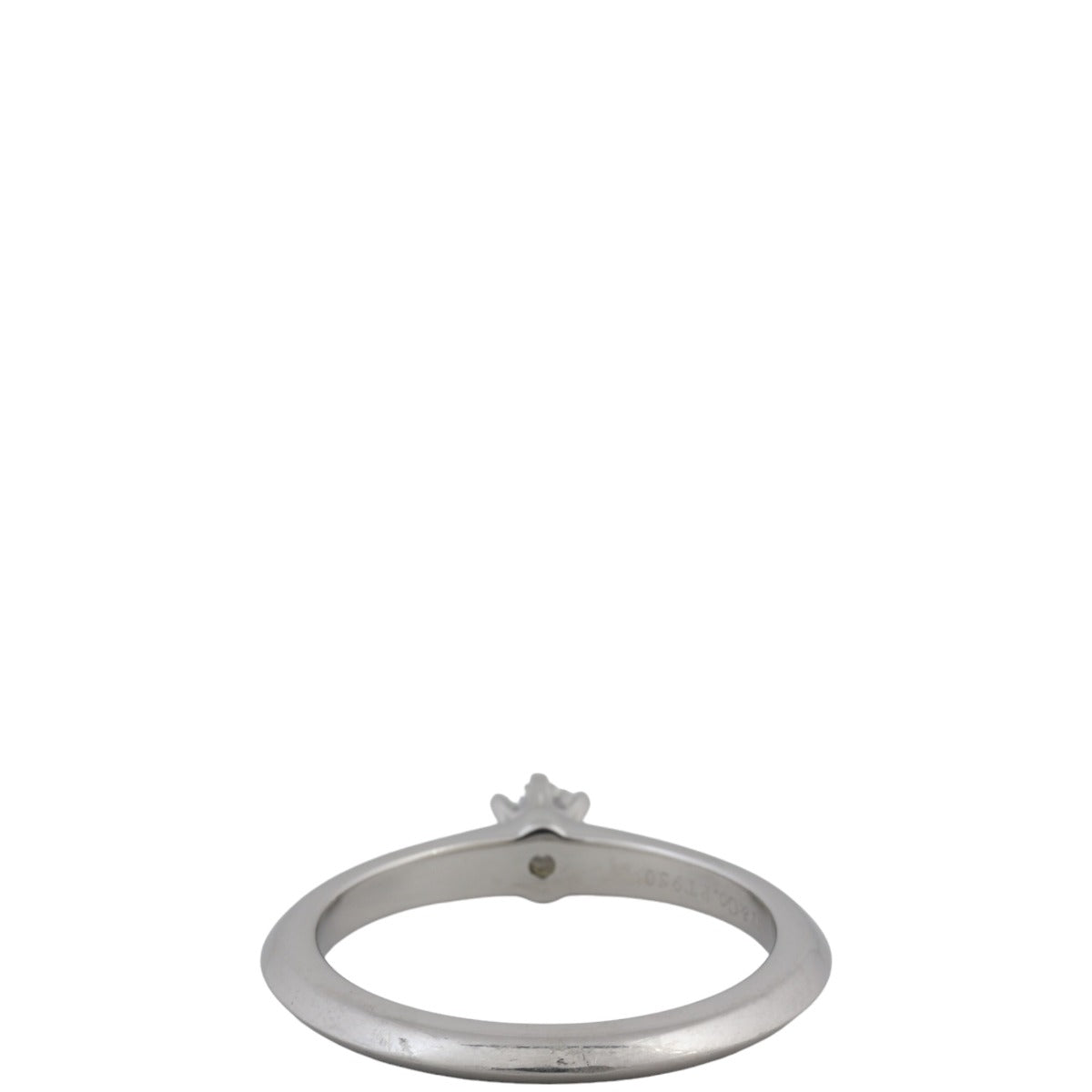 Tiffany & Co Solitaire Platinum Diamond Ring