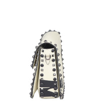 Valentino Rolling Rockstud Panther Guitar Strap Crossbody Side
