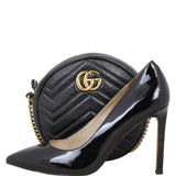 Gucci GG Marmont Round Chain Shoulder Bag