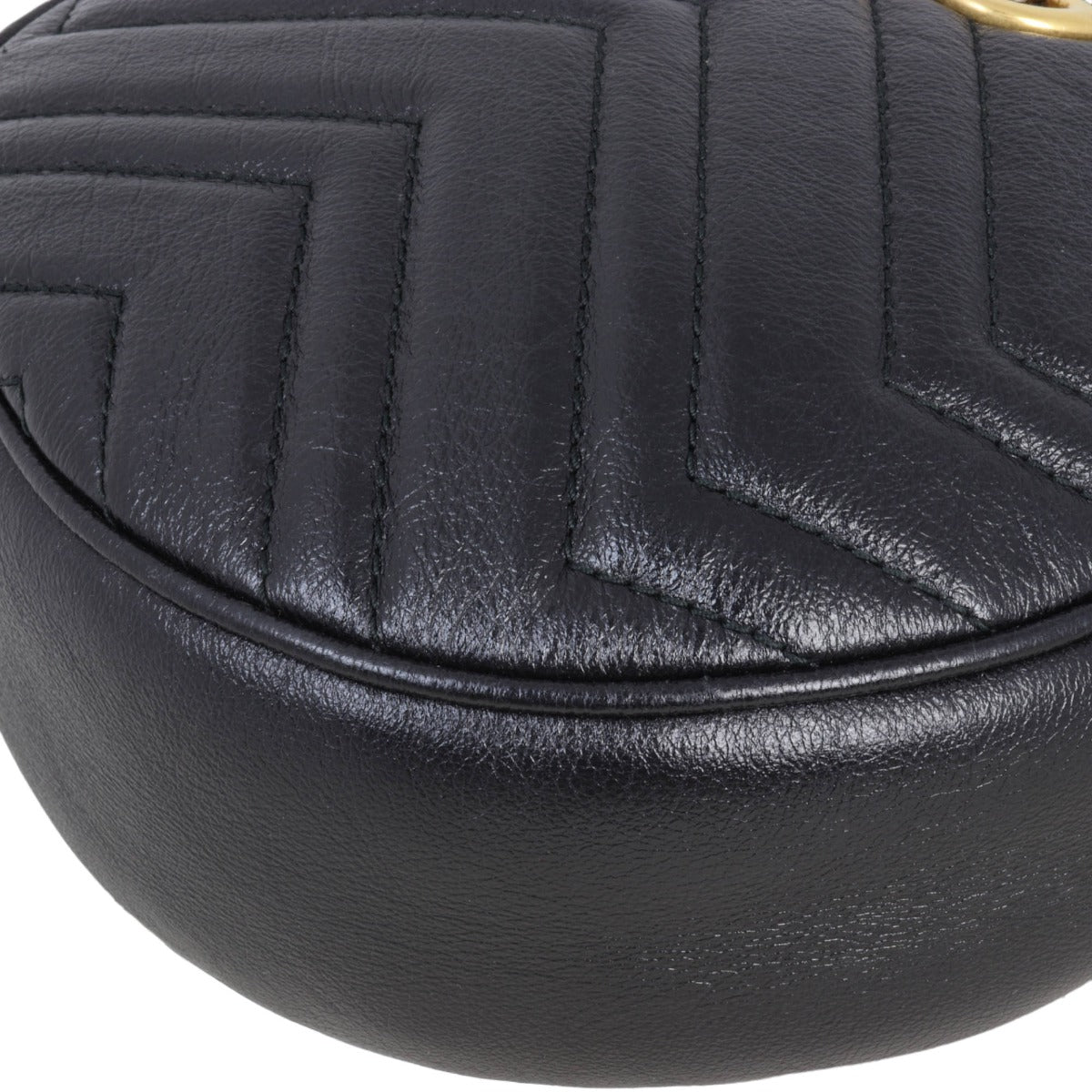 Gucci GG Marmont Round Chain Shoulder Bag