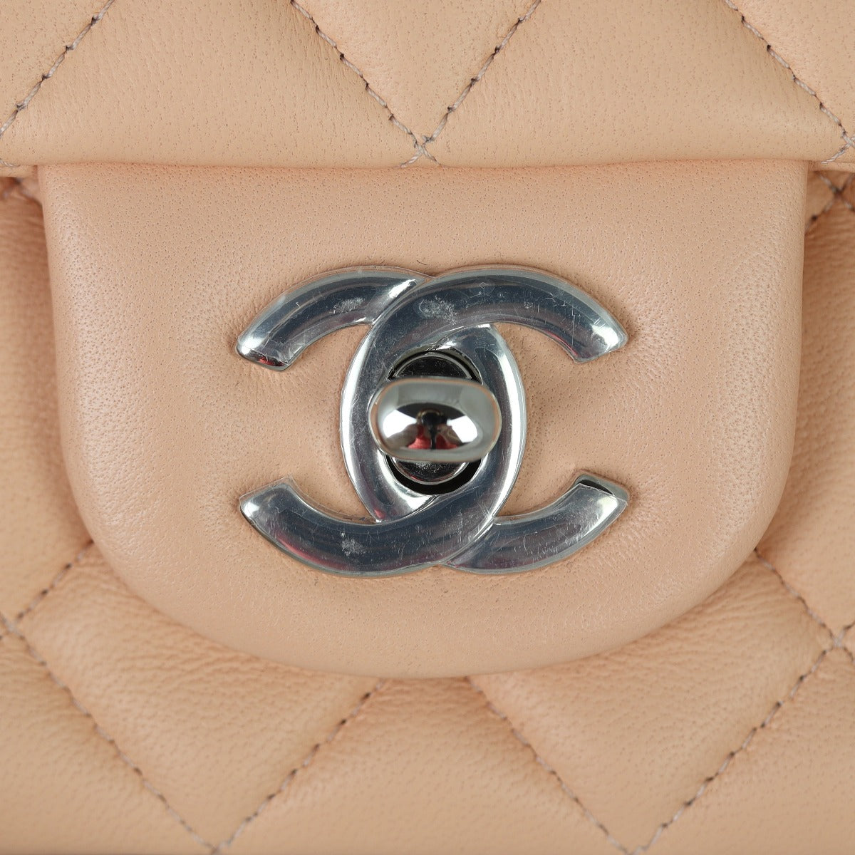 Chanel Classic Flap Mini Rectangular Bag | Peach