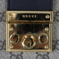 Gucci GG Supreme Padlock Tote Medium Hardware