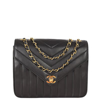 Chanel Chevron Single Flap Bag