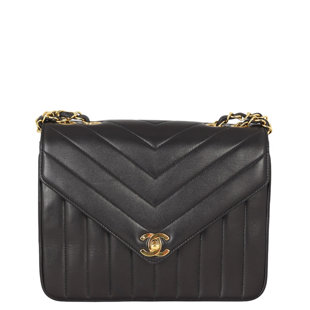 Chanel Chevron Single Flap Bag