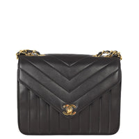 Chanel Chevron Single Flap Bag