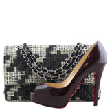 Chanel Classic Double Flap Medium Tweed Scale