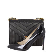 Chanel Chevron Single Flap Bag