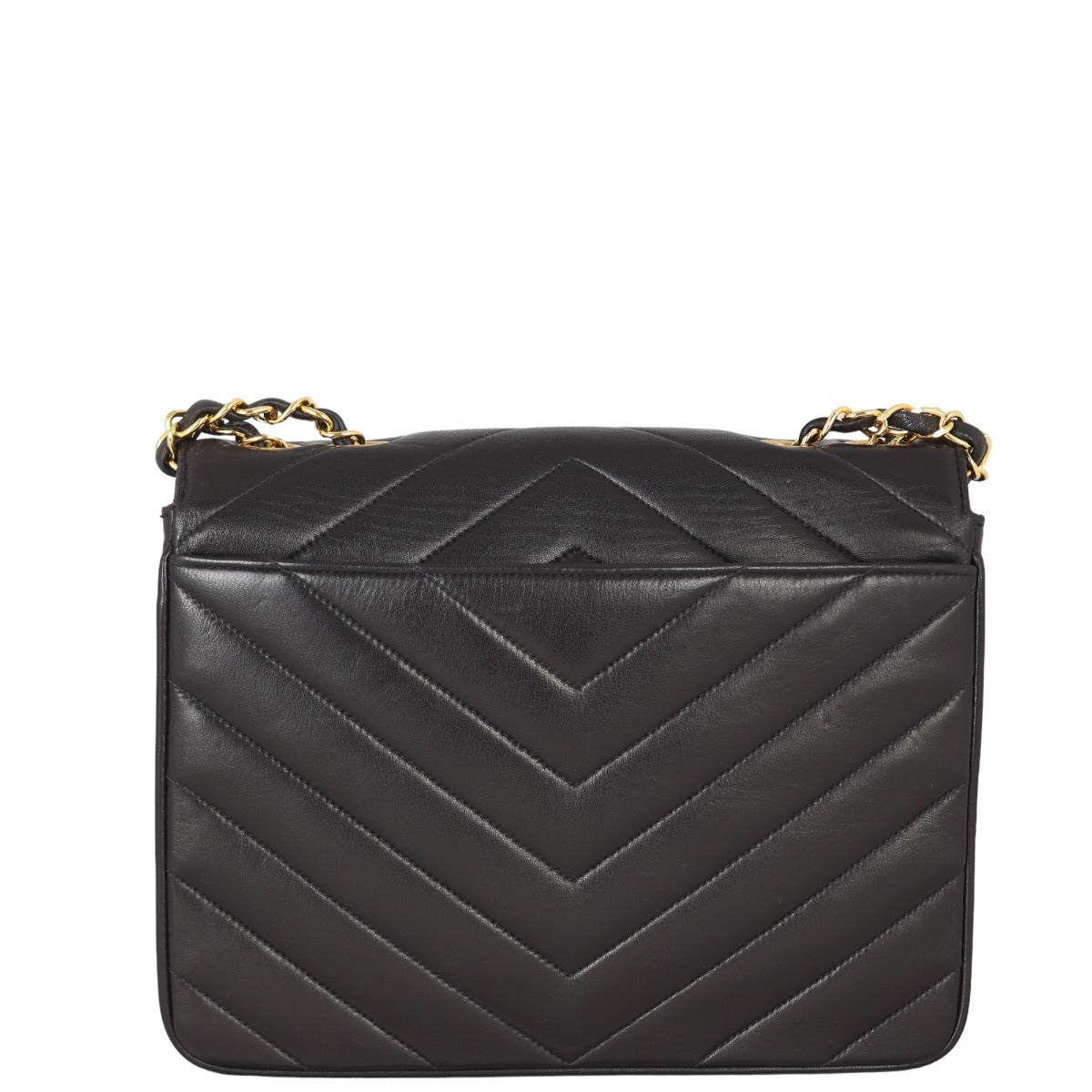 Chanel Chevron Single Flap Bag