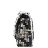 Chanel Classic Double Flap Medium Tweed Left