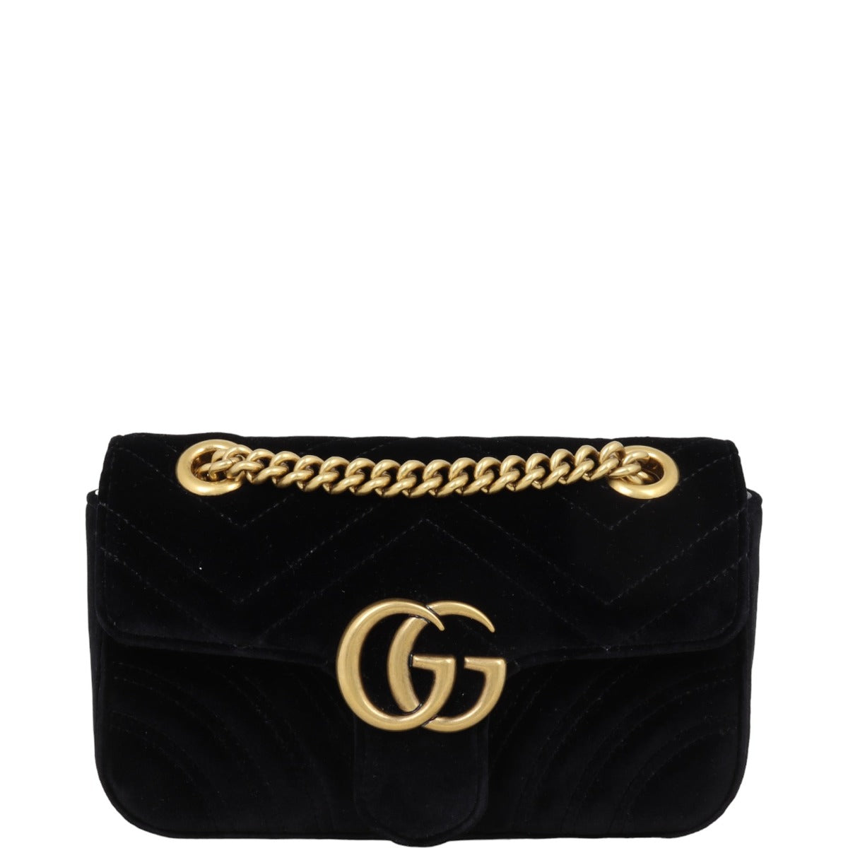 Gucci Marmont Velvet Mini Shoulder Bag