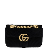 Gucci Marmont Velvet Mini Shoulder Bag