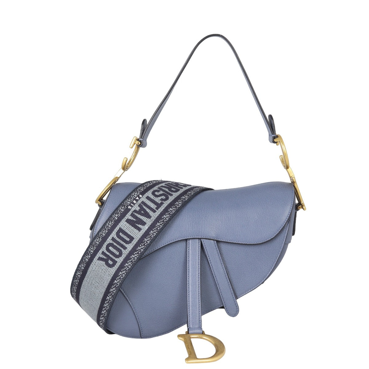 Dior Saddle Bag with Embroidered Strap