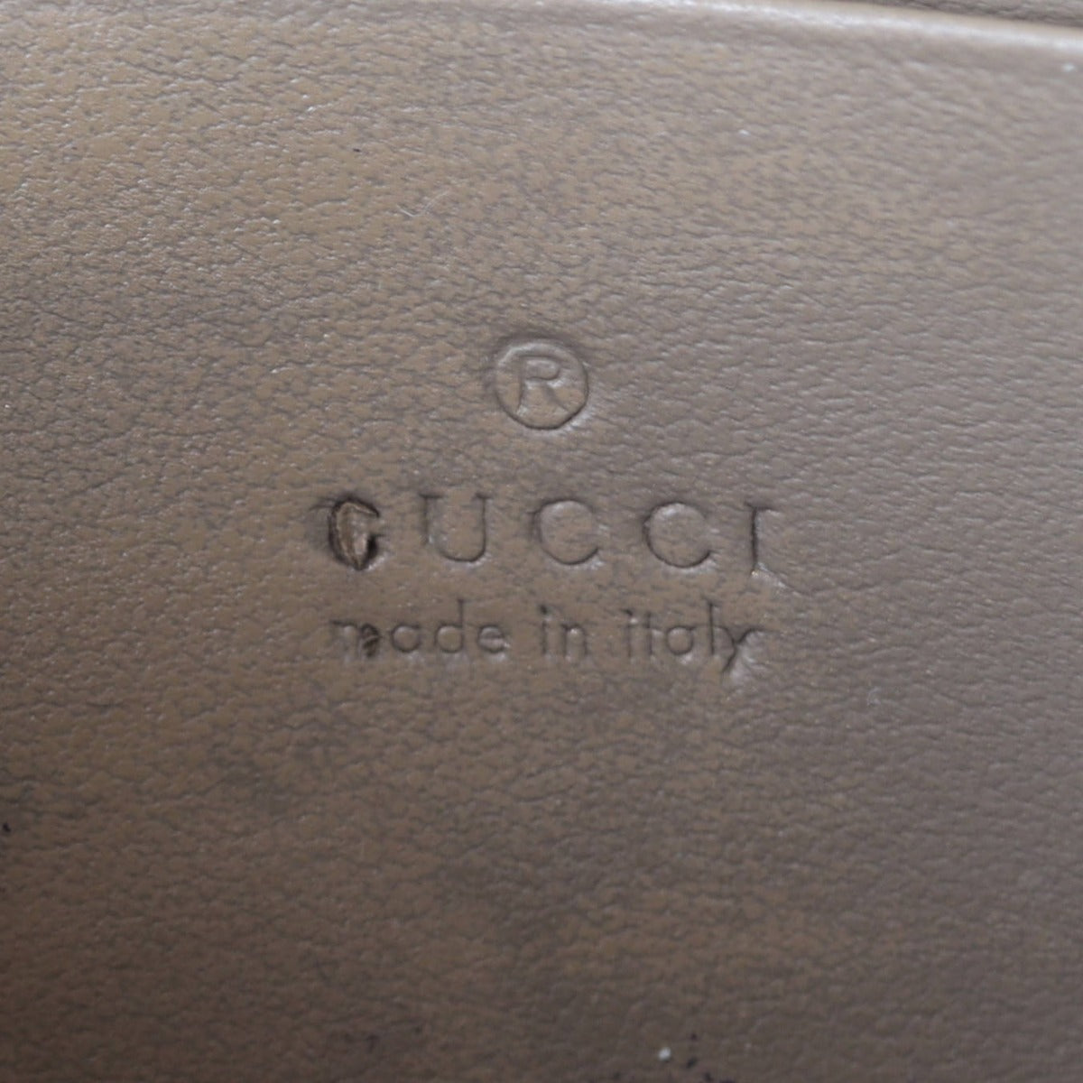 Gucci Dionysus GG Supreme Chain Wallet Interior Stamp