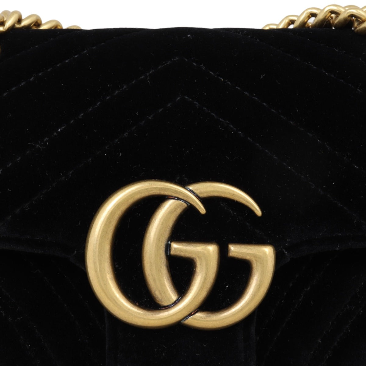 Gucci Marmont Velvet Mini Shoulder Bag