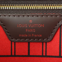 Louis Vuitton Neverfull PM Damier Ebene Interior Stamp