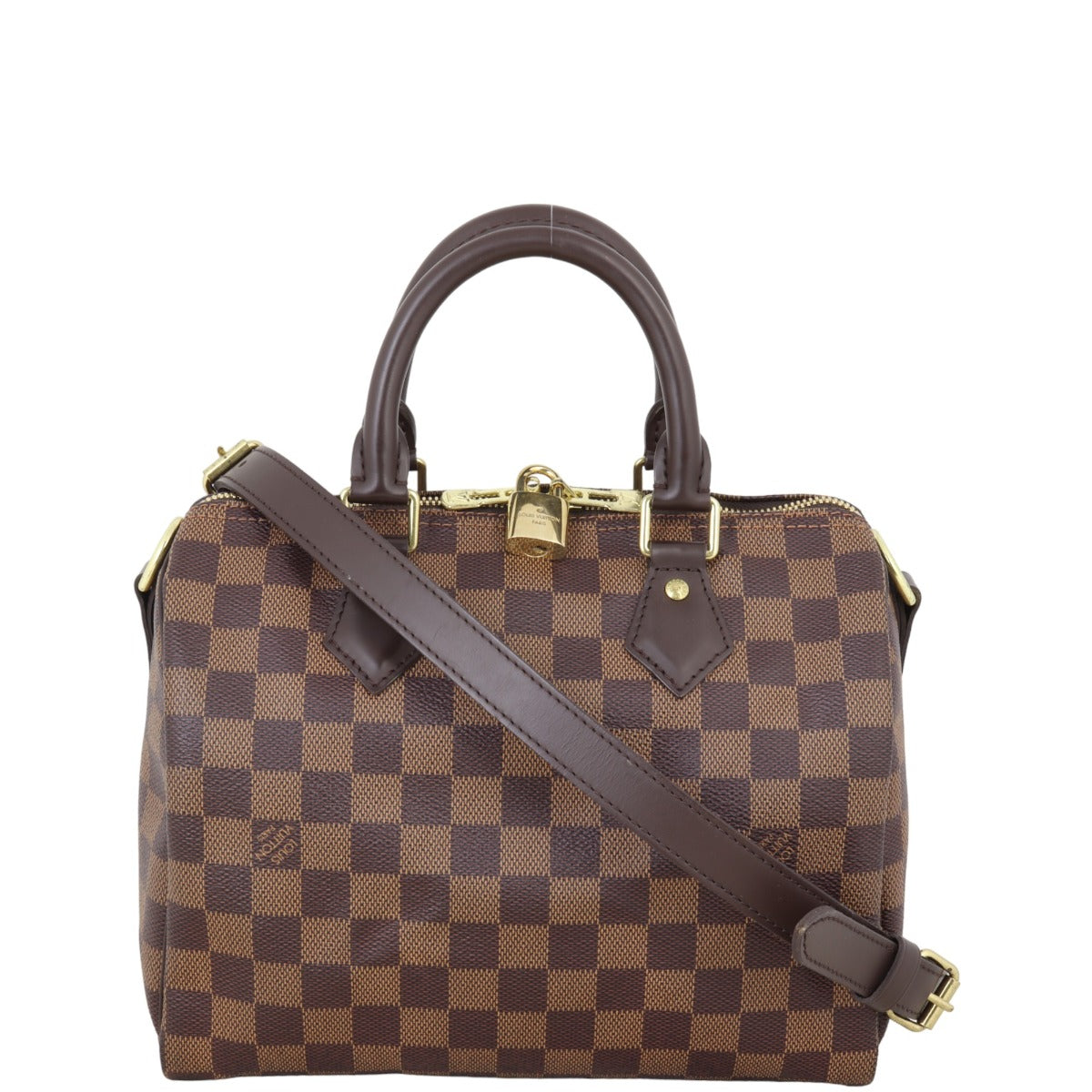 Louis Vuitton Speedy 25 Bandouliere Damier Ebene