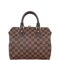 Louis Vuitton Speedy 25 Bandouliere Damier Ebene