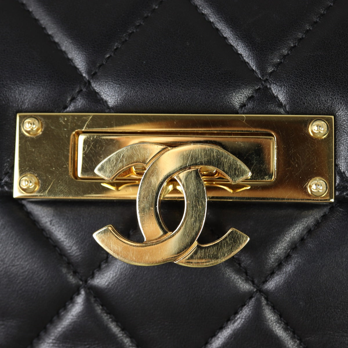  Chanel CC Golden Class Flap Bag Large Hardware