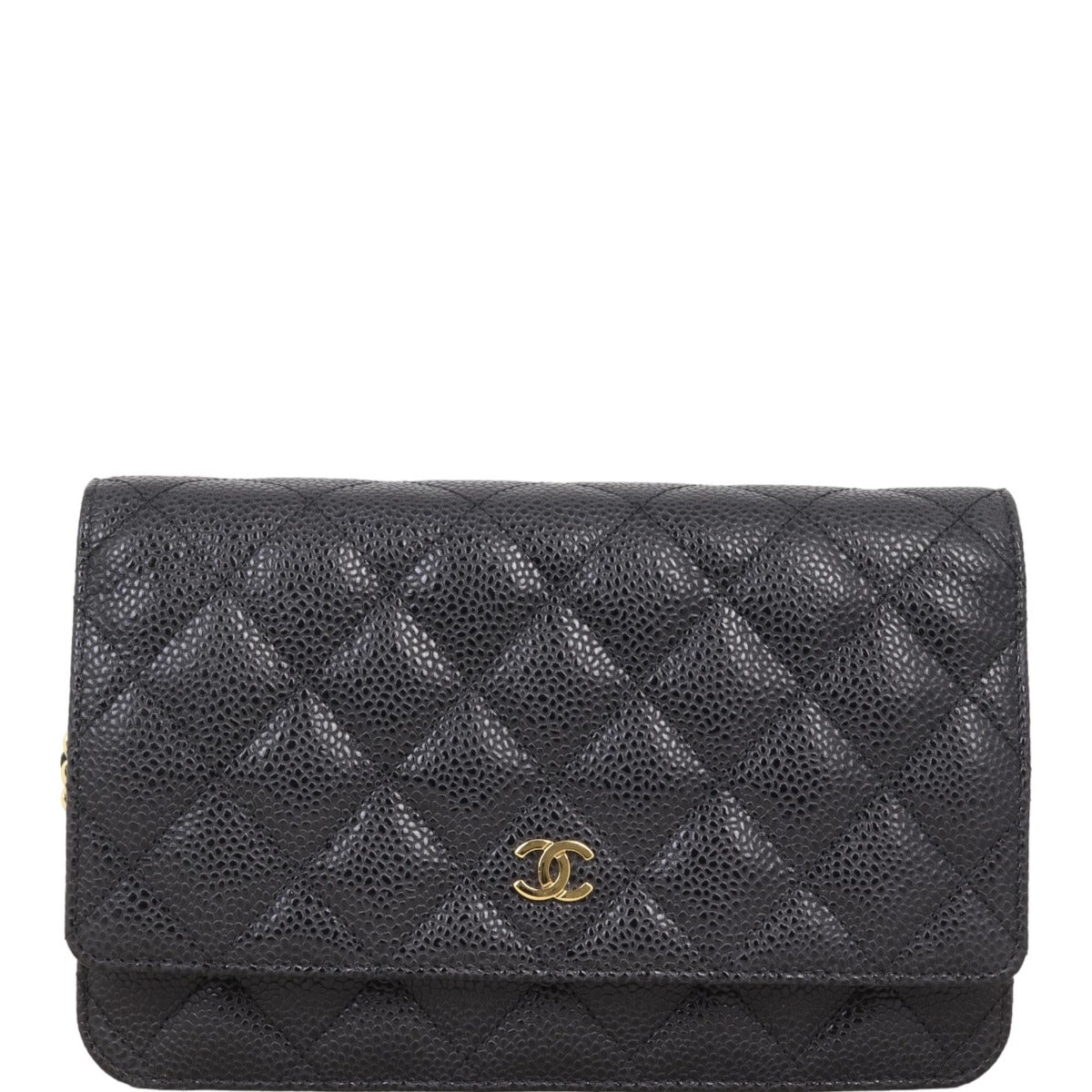 Chanel Classic Wallet on Chain | Black Gold Hardware