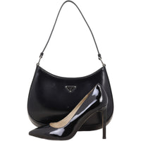 Prada Cleo Shoulder Bag Brushed Leather
