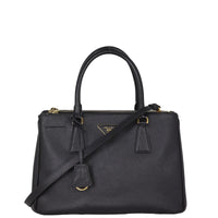 Prada Saffiano Lux Galleria Double Zip Tote Small