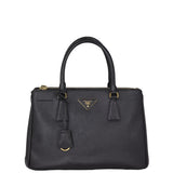 Prada Saffiano Lux Galleria Double Zip Tote Small