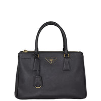 Prada Saffiano Lux Galleria Double Zip Tote Small