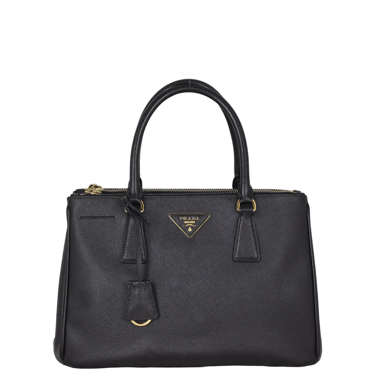 Prada Saffiano Lux Galleria Double Zip Tote Small