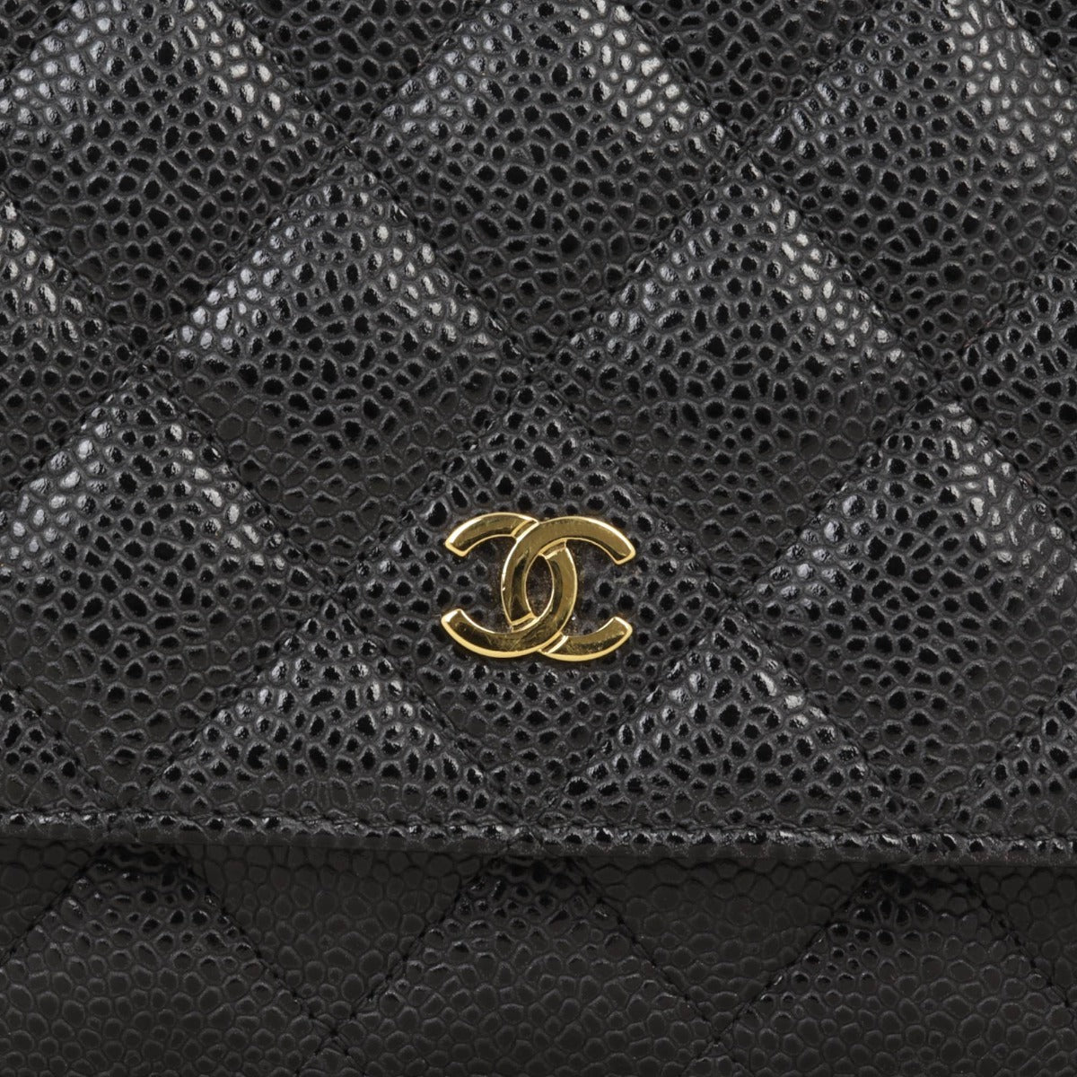 Chanel Classic Wallet on Chain | Black Gold Hardware