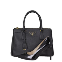 Prada Saffiano Lux Galleria Double Zip Tote Small