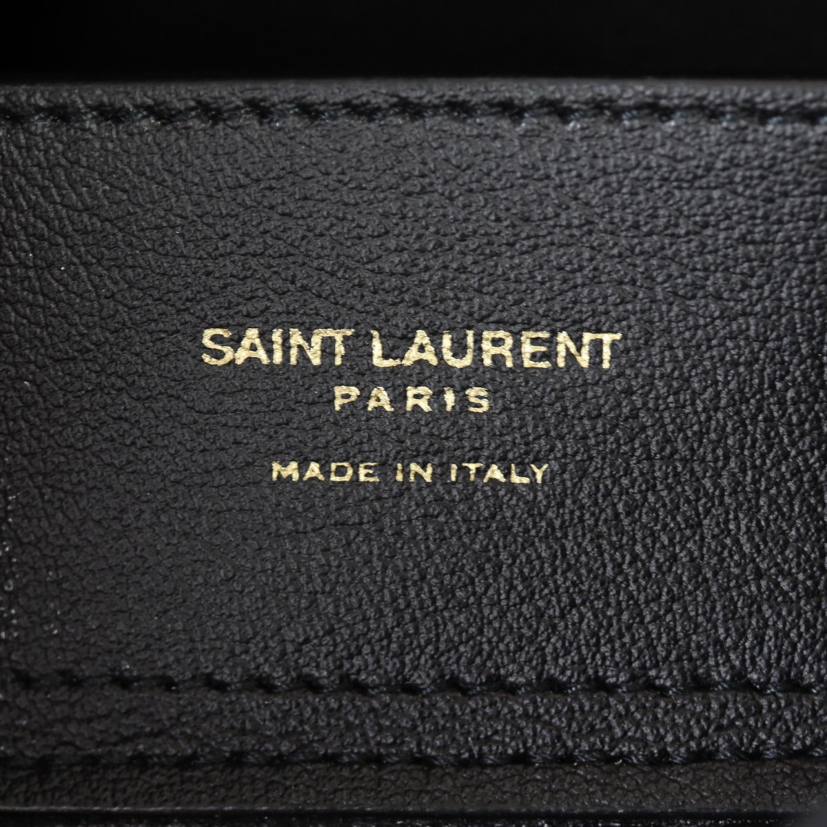 Saint Laurent Shopping Tote Interior Stamp