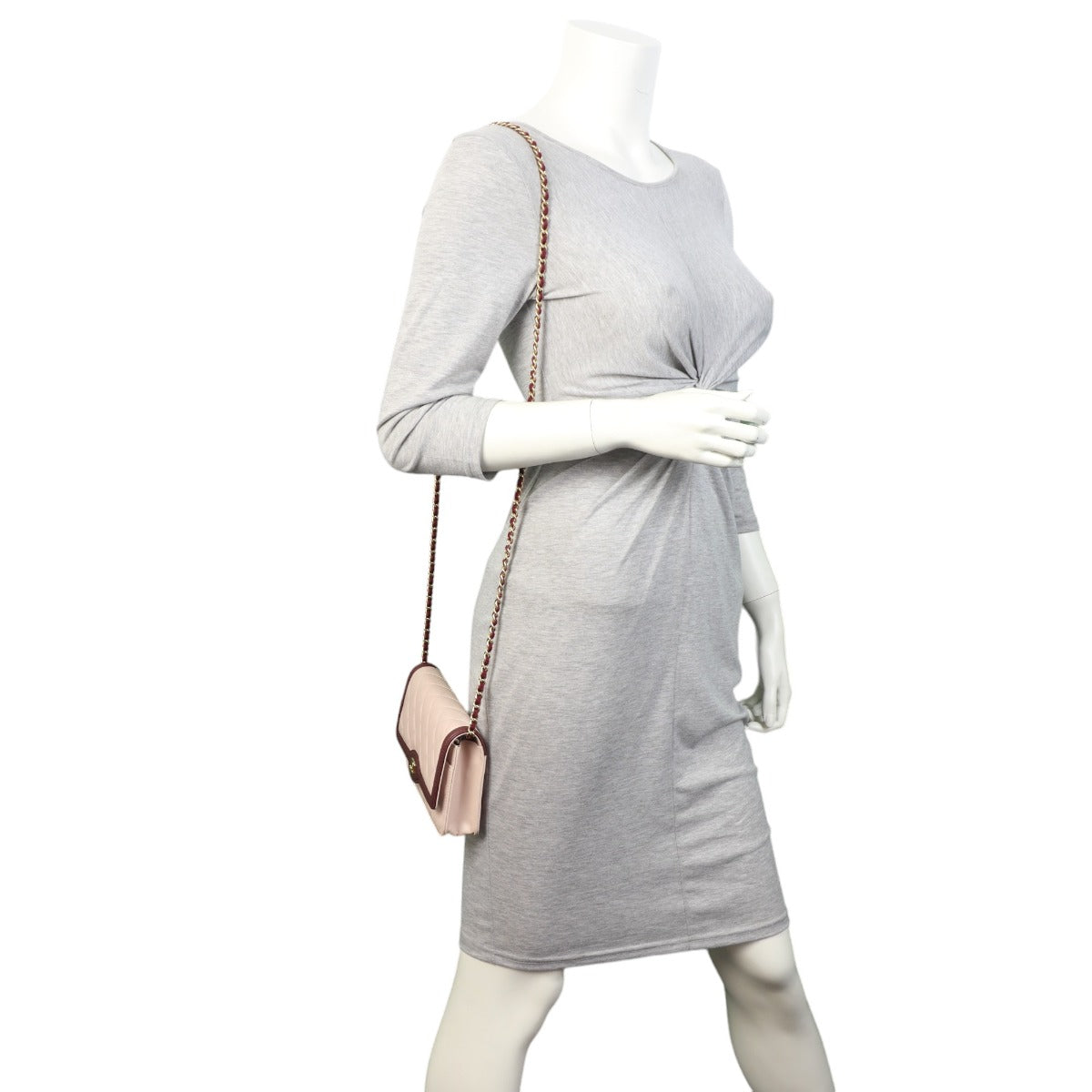 Chanel Two-Tone Wallet on Chain