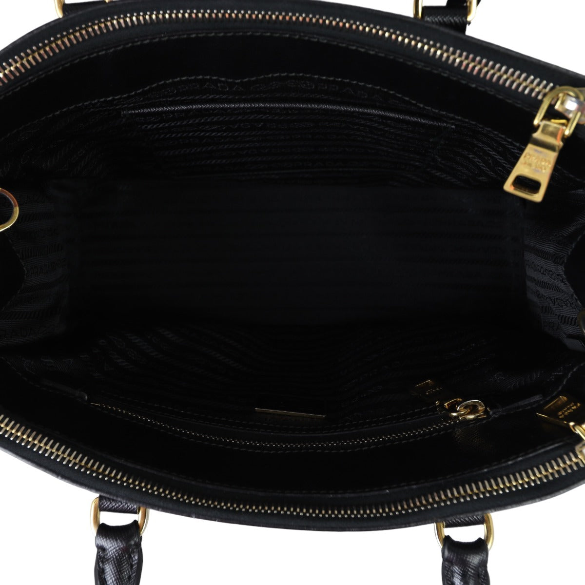 Prada Saffiano Lux Galleria Double Zip Tote Small