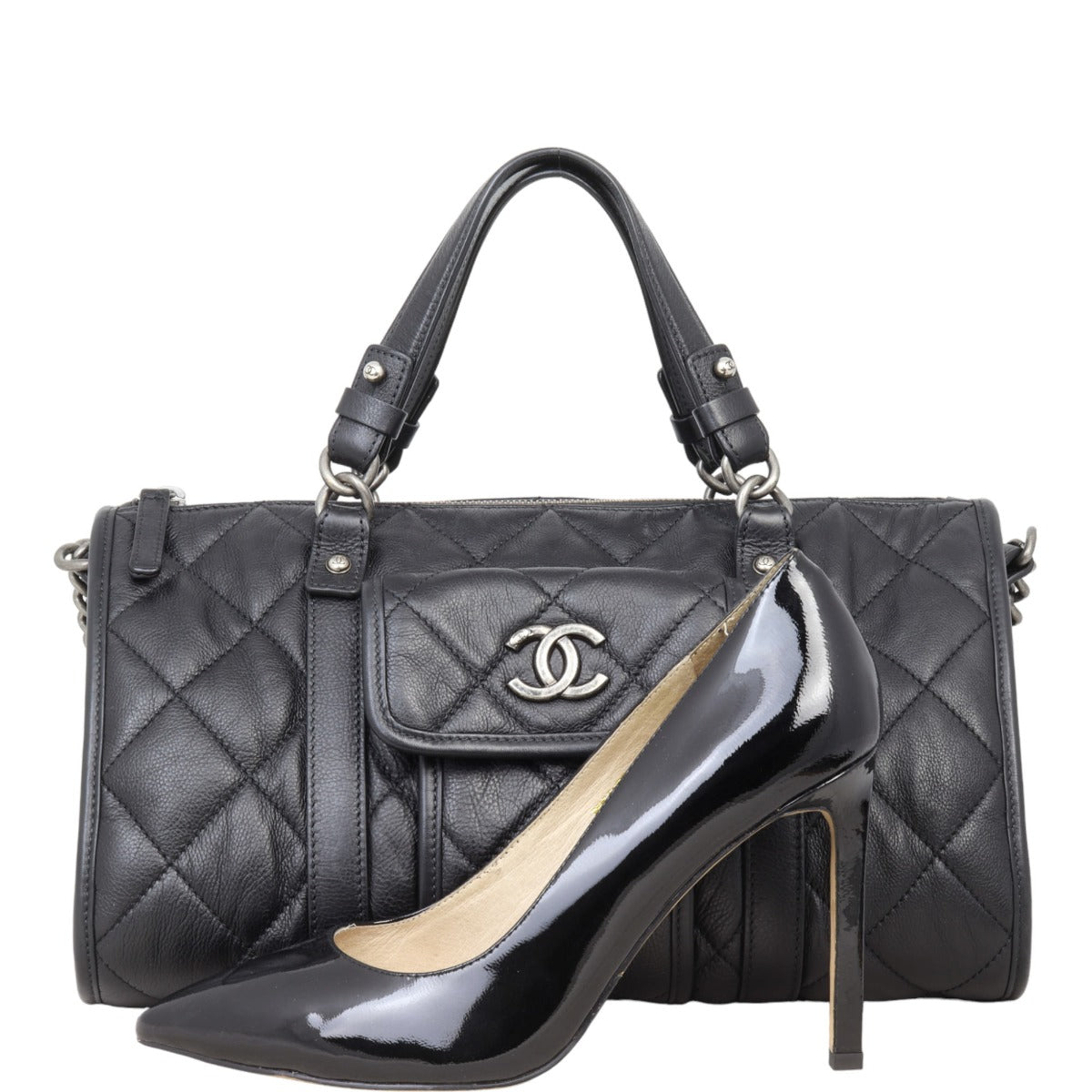 Chanel Riviera Bowling Bag Medium