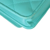 Chanel Classic Wallet on Chain Corner Close Up