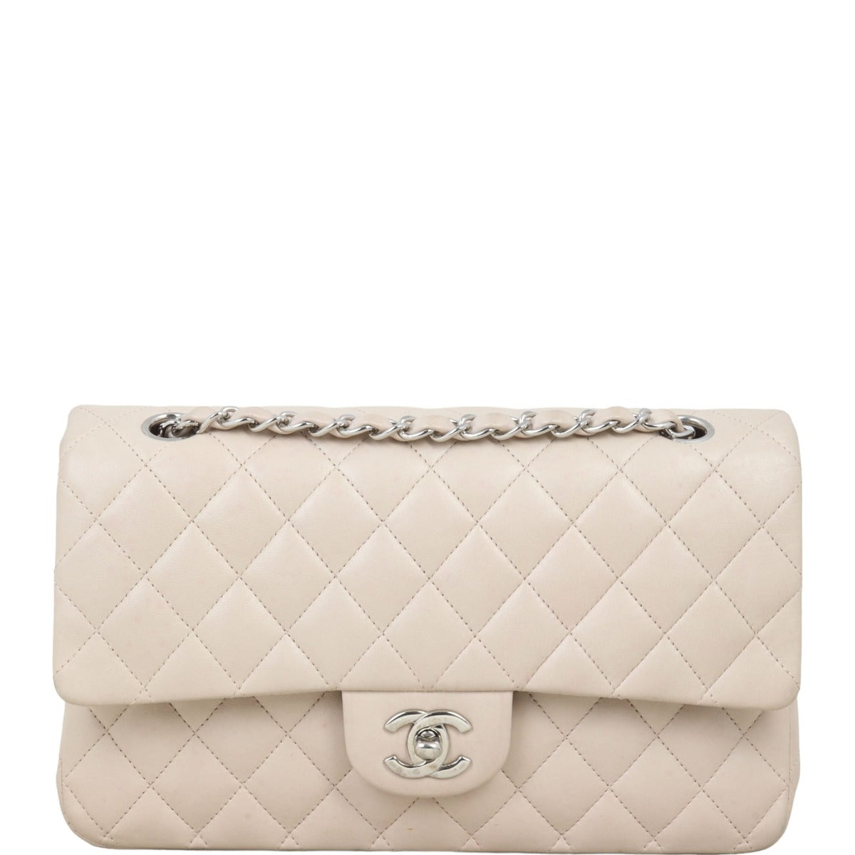 Chanel Classic Double Flap Medium | Light Beige