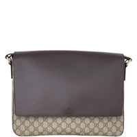 Gucci GG Supreme Leather Flap Messenger