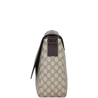 Gucci GG Supreme Leather Flap Messenger