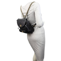 Chanel Duma Quilted Backpack Vintage | Black