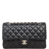 Chanel Classic Double Flap Medium | Black Lambskin