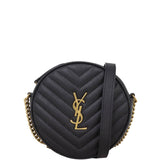 Saint Laurent Vinyle Round Camera Bag