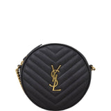 Saint Laurent Vinyle Round Camera Bag